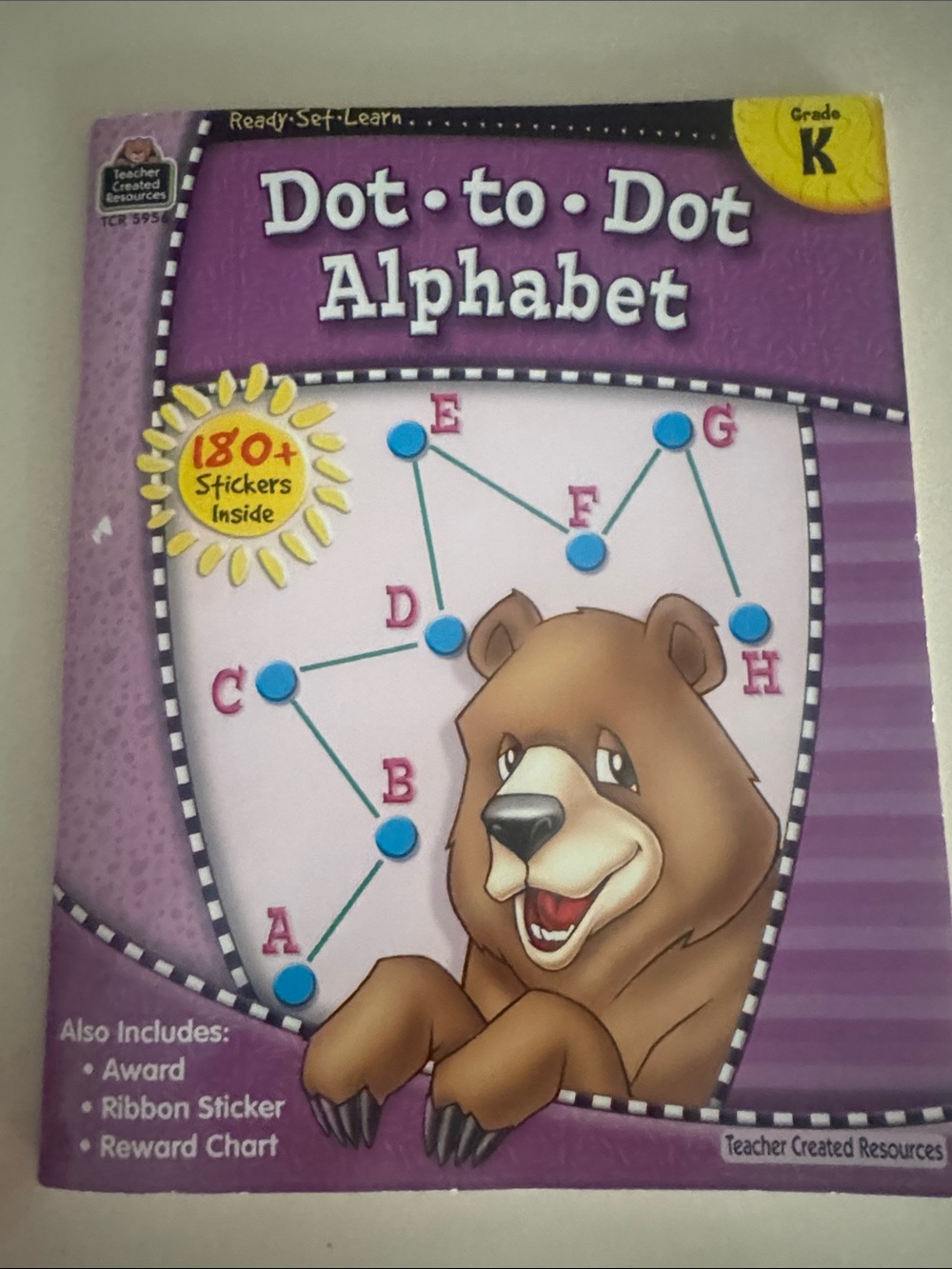 Dot-to-Dot Alphabet Kids Activity Book - Purple